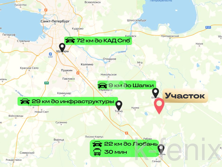 участок 20 сот